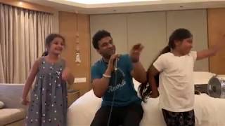 CharuSeela Song Performance by Sitara Papa and Aadhya Devi Sri Prasad [upl. by Aivato]