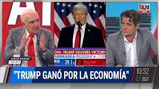 🔴 quotPARA TRUMP MILEI ES MÁS IMPORTANTE QUE MACRIquot  Carlos Ruckauf sobre el triunfo de Donald Trump [upl. by Kean]