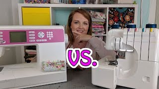 NÄHMASCHINE vs OVERLOCK  Meine Meinung [upl. by Mayda]