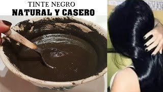 ❤😘QUIEN IBA A PENSAR CONSEGUIR TONO NEGRO AZABACHE EN EL CABELLO tan fácil y sin quimicos [upl. by Yendic155]