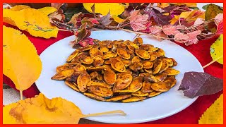 How to cook pumpkin seeds  Roasted Pumpkin Seeds [upl. by Elissa]