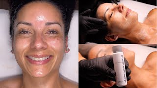 DERMALOGICA FACIAL WITH PRO TIPS  CUSTOM DERMALOGICA PRO PEEL FOR AGING AND DISCOLORATION [upl. by Aneehsor196]