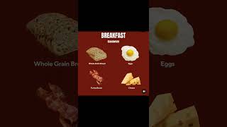 High protein meal plan💪 protein mealideas mealplan mealprep bodybuilding fitness workout gym [upl. by Vlada]