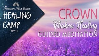 Crown Chakra Healing Guided Meditation  Healing Camp 2016  Day 7 [upl. by Sunny]