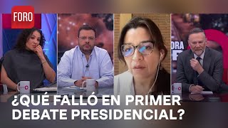 ¿Quedó a deber el primer debate presidencial del 2024 en México  Es la Hora de Opinar [upl. by Mattland]