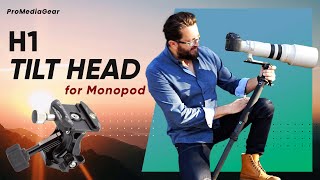 HM1 Monopod Tilt Head for Super Telephoto Lenses DSLR and Mirrorless Camera  Overview [upl. by Attenaz]