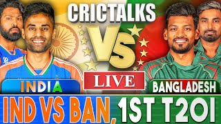 Live IND Vs BAN 1st T20I Gwalior  Live Scores amp Commentary  India vs Bangladesh  2024 Series [upl. by Derinna]