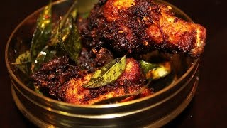 തട്ടുകട ചിക്കൻ ഫ്രൈ  Kerala Thattukada Chicken Fry Nadan Kozhi Porichathu  pachakamcom [upl. by Nomzzaj258]