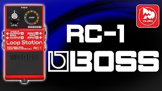 BOSS RC1 Loop Station  доступный гитарный лупер [upl. by Rehpotsrihc]