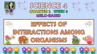 SCIENCE 4  QUARTER 2 WEEK 8  EFFECTS OF INTERACTIONS AMONG ORGANISMS  MELCBASED [upl. by Fusuy401]