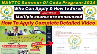 Exciting NAVTTC Courses Announced for 2024  Who Can Apply amp How to Enroll  Apply Now [upl. by Saxet]