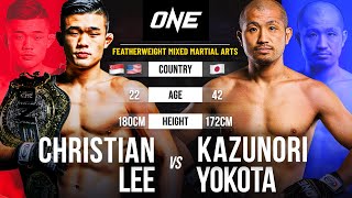 Christian Lee vs Kazunori Yokota  Full Fight Replay [upl. by Amado]