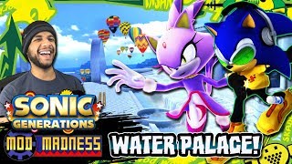 Sonic Generations PC  Water Palace wBlaze amp Jet Set Sonic 4K 60FPS Mod Madness [upl. by Wey]