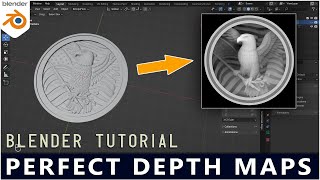 How To Create PERFECT Depth Maps In Blender COMPLETE TUTORIAL [upl. by Burlie]