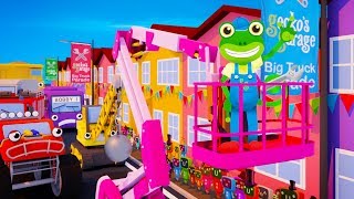 Gecko and the Truck Parade  Geckos Garage  Educational Videos For Toddlers  Trucks For Kids [upl. by Elidad]