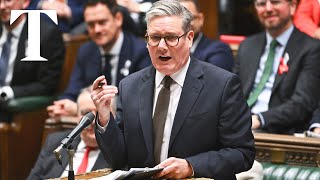 LIVE Keir Starmer takes questions at PMQs in Westminster [upl. by Ruzich]