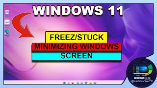 Windows 11 Freezing Here’s How to Fix It  While Minimizing Game Screen [upl. by Adnovoj]