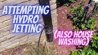 Hydro Jetting amp House Washing great add on service [upl. by Thalassa]