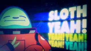 Sloths In Space  animated music video  MrWeebl [upl. by Rosabella]