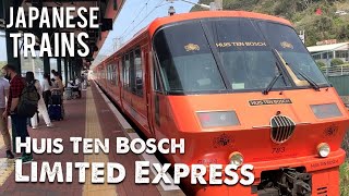 The Huis Ten Bosch Limited Express Train Ride  Japan Trains [upl. by Aknaib]