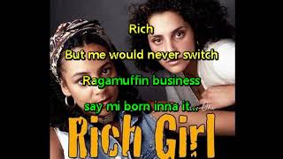 Louchie Lou amp Michie One  Rich Girl • Karaoke [upl. by Levona]