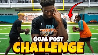 Tyreek Hill LOSES 10000  Goalpost Challenge [upl. by Isidora213]