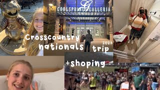 Cross country nationals triptripvlogtrendingrunningfallshoppingclothinghaul5kcrosscountry [upl. by Syxela]