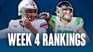 CFB Week 4 Rankings  Texas vs Kansas Preview [upl. by Auberbach487]