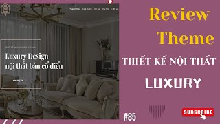 Review theme nội thất Luxury  Theme flatsome rẻ đẹp codedepnet [upl. by Zonnya]