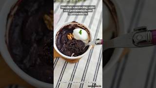 Brownie en microondas listo en 5 minutos Receta fácil rápida y deliciosa [upl. by Gavin]