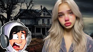 I Spent the Night in a Haunted House With My CRUSH STORYTIME [upl. by Schilit]