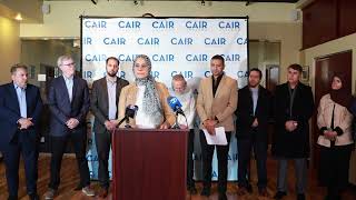 CAIRChicago Press Conference addressing Islamophobic tweets by IL District 6 Sen Sara Feigenholtz [upl. by Gwenn887]