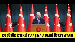 Emekliye En Az Asgari Ücret Formülü Gündemde [upl. by Lehteb]