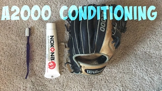 Conditioning my Custom Wilson A2000 [upl. by Kristi87]