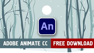 How to Create Winter Forest in Adobe Animate CC FREE Download [upl. by Donnie31]