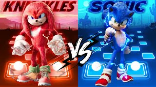 Knuckles the Echidna VS Sonic the Hedgehog  Coffin Dance Cover  Tileshop EDM Rush [upl. by Acysej]