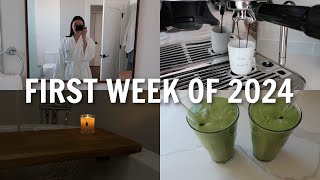 VLOG 2024 goals amp resolutions training for a half marathon Lululemon haul etc [upl. by Darice]