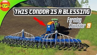 Farming Simulator 19 Plant any crop with this Condor mod Amzon condor multiFruit mod review [upl. by Oisinoid648]