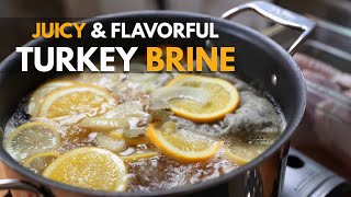 Easy Turkey Brine Recipe [upl. by Ellary]