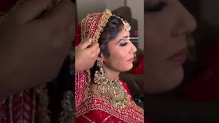 Beautiful bridal makeup parlour makeup makemoneyonline makeuptutorial fashion ❤❤ [upl. by Hartzel70]