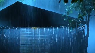 The Dance of Thunder and Terrible Rain on The Corrugated Iron Roof Helps You Fall Asleep Immediately [upl. by Rihaz]