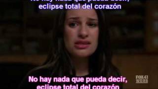 Glee  Total Eclipse of the Heart  Rachel Jesse Finn amp Puck subtitulado [upl. by Epuladaugairam]