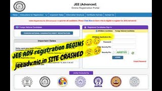 JEE ADVANCED 2021 registration starts  JEE MAIN RESULT declared [upl. by Aliuqa]