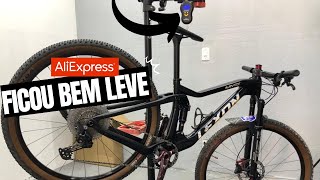 Essa me surpreendeu bike full de carbono do aliexpress [upl. by Irollam]