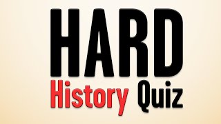 HARD History Quiz [upl. by Fair]