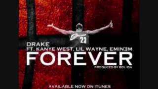 Forever Instrumental  Drake ft Lil Wayne Kanye West And Eminem [upl. by Ahtibat781]