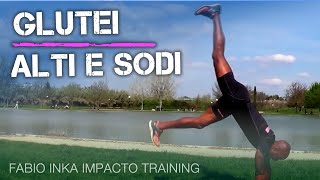 GLUTEI ALTI E SODI  ALLENAMENTO GLUTEI CORPO LIBERO [upl. by Nedroj]