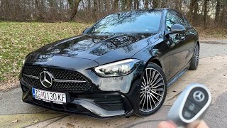 My MERCEDES CCLASS AMG Line 2023  FULL indepth REVIEW exterior interior infotainment [upl. by Rayna907]