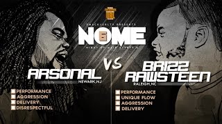 ARSONAL VS BRIZZ RAWSTEEN SMACK URL RAP BATTLE  URLTV [upl. by Tareyn]