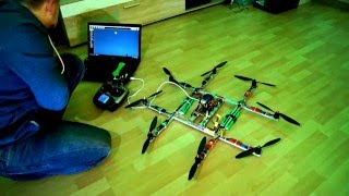 CHEAP DIY drone Build log and test flights octocopter [upl. by Moshe]